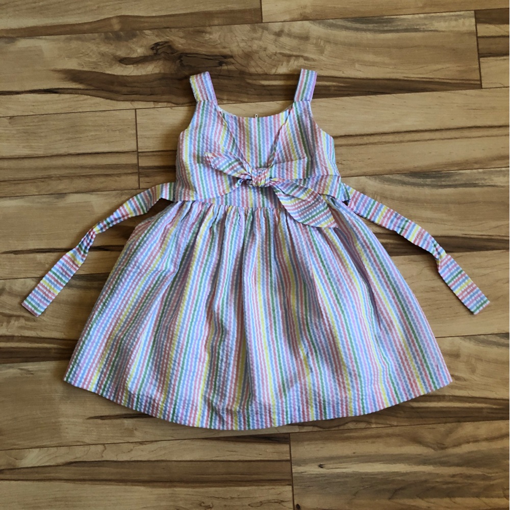 NWOT B by Bonnie Jean Multicolor Striped Dress (Size: 4)